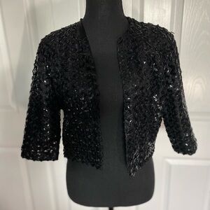Vintage 60’s Glentex Sx M Union Made Sequin Bolero Jacket